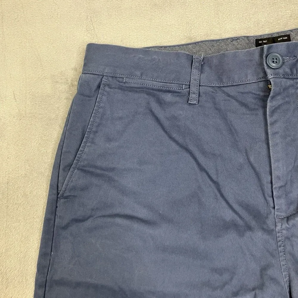 J.Crew 770 Straight Fit Stretch Chino Pants Men 34x34 Blue Classic Casual AR886